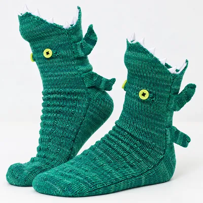 Chomp, The Croc Wildsoles socks